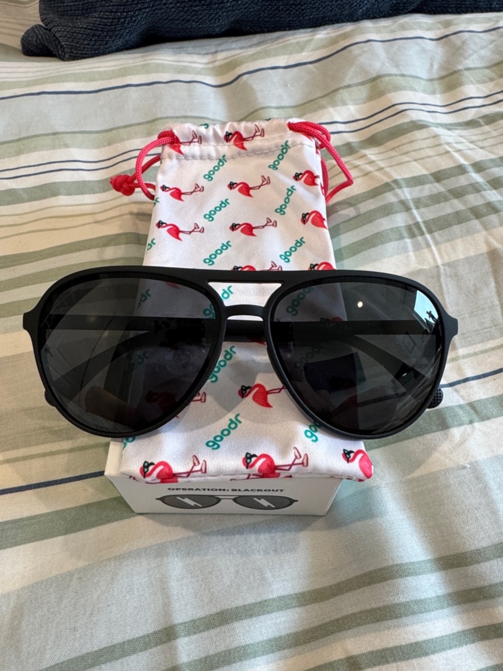 Goodr Operation: Blackout sunglasses
